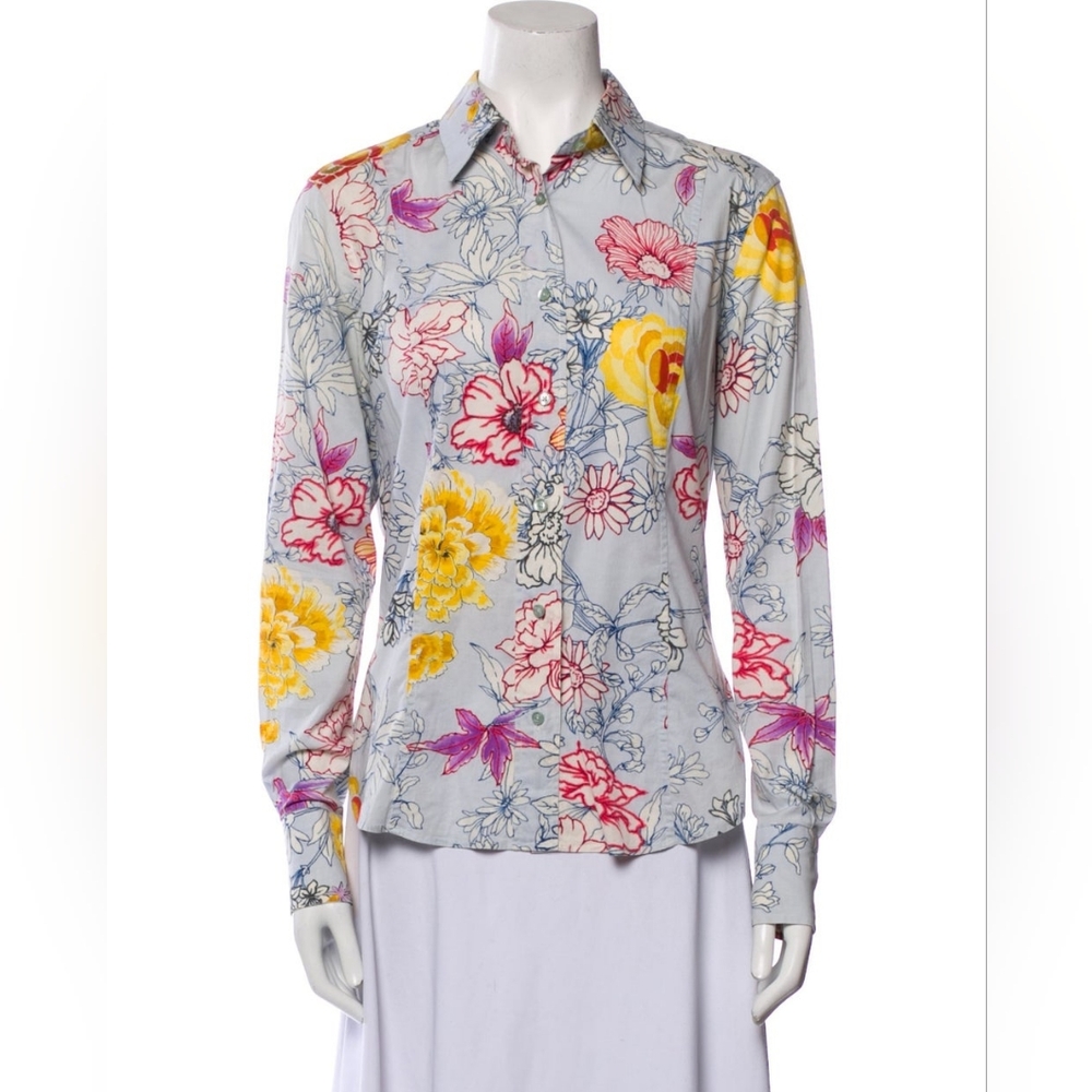 3/$100 Etro Polo Collared Longsleeves